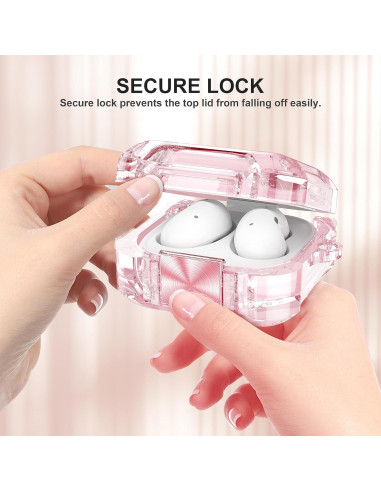 Funda Protectora Transparente Valkit para Galaxy Buds 2 Pro