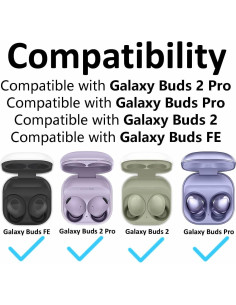 Kit de Accesorios para Galaxy Buds FE A-Focus - Funda Silicona y Espuma 2