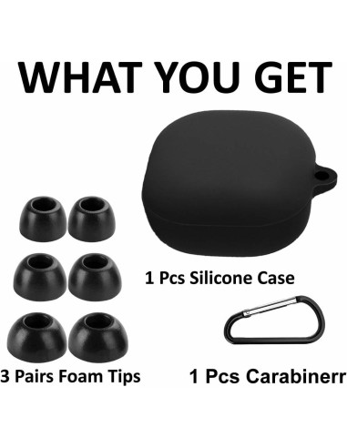 Kit de Accesorios para Galaxy Buds FE A-Focus - Funda Silicona y Espuma