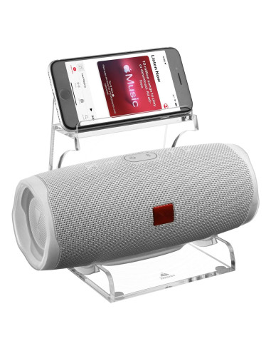 Soporte Acrílico TXEsign para Altavoz JBL y Smartphone Transparente