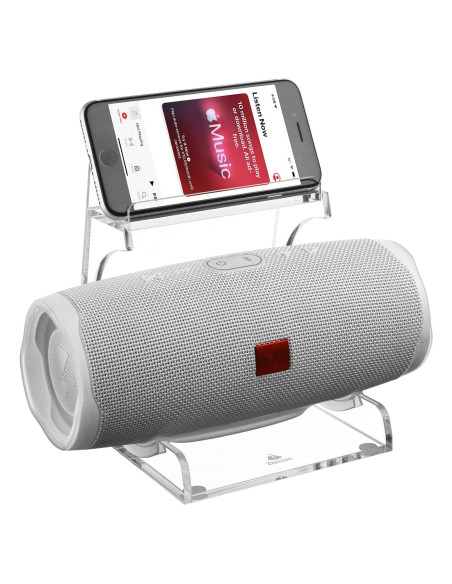 Soporte Acrílico TXEsign para Altavoz JBL y Smartphone Transparente