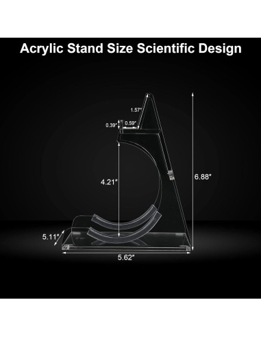 Soporte Acrílico TXEsign para Altavoz JBL y Smartphone Transparente