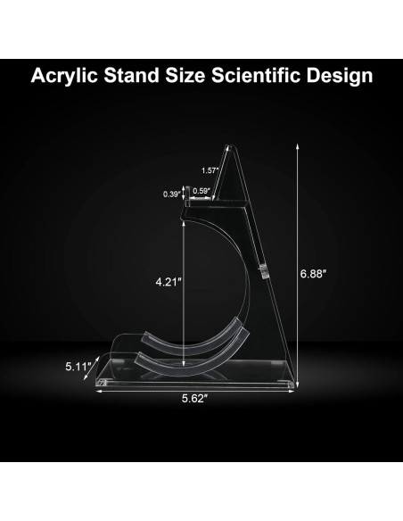 Soporte Acrílico TXEsign para Altavoz JBL y Smartphone Transparente