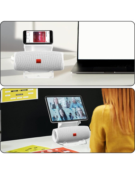 Soporte Acrílico TXEsign para Altavoz JBL y Smartphone Transparente