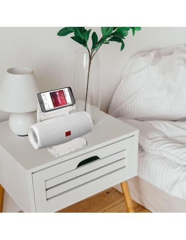 Soporte Acrílico TXEsign para Altavoz JBL y Smartphone Transparente
