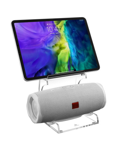 Soporte Acrílico TXEsign para Altavoz JBL y Smartphone Transparente