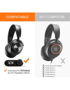 Almohadillas de Gel Refrigerante GVOEARS para Auriculares Steelseries Arctis Nova Pro 2