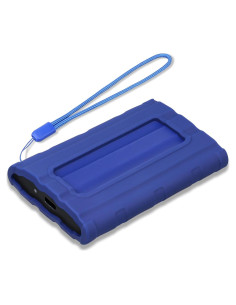 Funda de Silicona Lacdo para SSD Samsung T7 Shield 1TB/2TB/4TB Azul