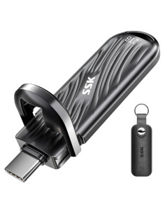 SSK 2TB SSD Externo USB-C 2000MB/s Portátil Negro