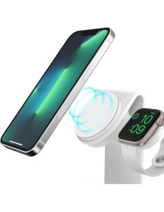 Estación de Carga Inalámbrica 3-en-1 OtterBox - Blanca 2