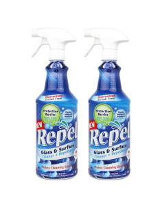 Limpiador de Vidrio Clean-X REPEL 946 ml - Sin Rayas y Brillo