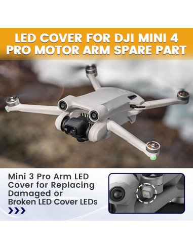 Cubierta LED para brazo trasero DJI Mini 4 Pro - 2 Pack
