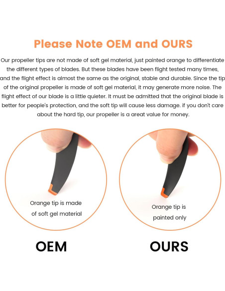 16 Hélices de Bajo Ruido BEHORSE para DJI Mini 4 Pro/Mini 3 Pro