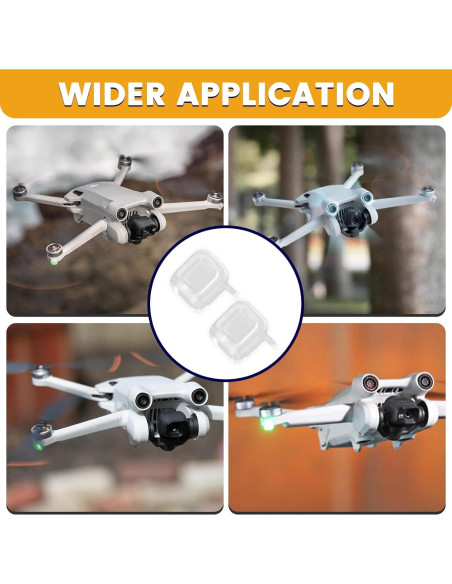 Cubierta LED para brazo trasero DJI Mini 4 Pro - 2 Pack