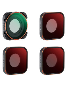 Kit de Filtros K&F Concept ND8 ND16 ND32 CPL para GoPro