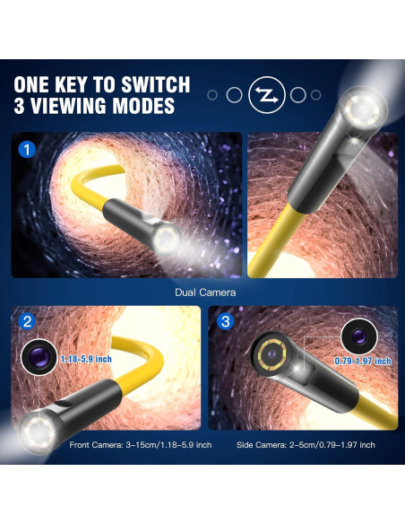 Endoscopio Inalámbrico BlueFire AT014BF-AU-123 5.5mm 1080P