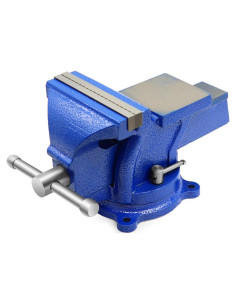 Prensa de Banco Nakkaa 5" Hierro Dúctil Base Giratoria 360