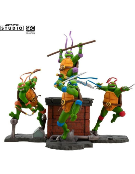 Figura Coleccionable Tortugas Ninja Michelangelo 19.56 cm PVC