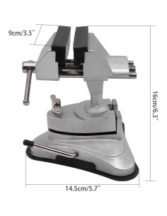 Tornillo de Banco Portátil Zhengzhou 360 con Succión Fuerte 2