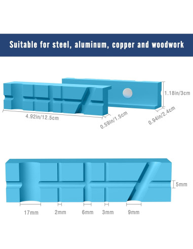 Almohadillas de Mandíbula Universales Housolution 12.5 cm 1 Par