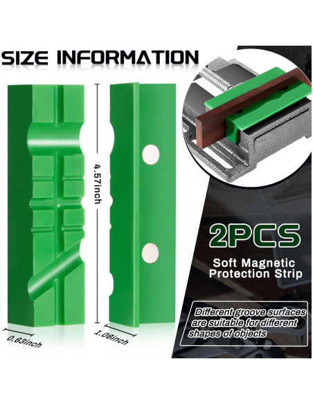 Prensa de Taladro Lanties 4" Magnética con Almohadillas