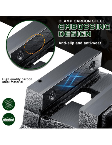 Prensa de Taladro Lanties 4" Magnética con Almohadillas