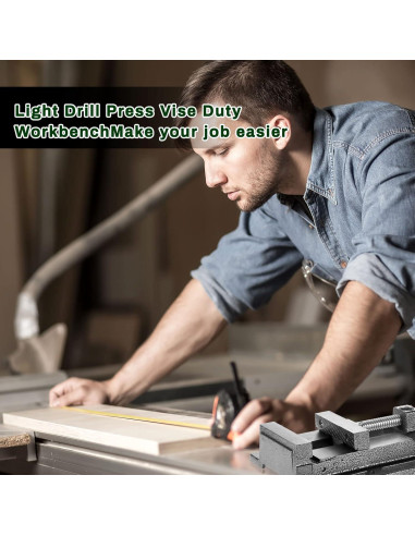 Prensa de Taladro Lanties 4" Magnética con Almohadillas