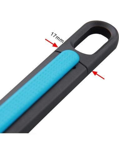 Cortador Retráctil Automático Nova SK022 9mm Azul - Precisión