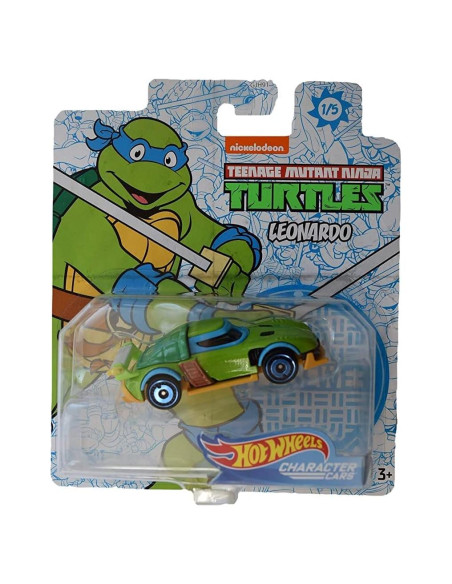 Auto Diecast Hot Wheels Tortugas Ninja Leonardo 7 cm