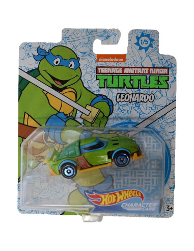 Auto Diecast Hot Wheels Tortugas Ninja Leonardo 7 cm