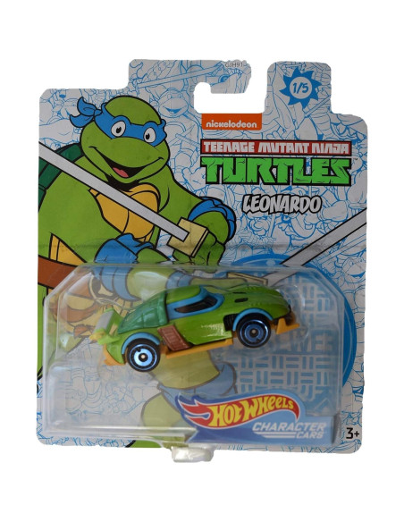 Auto Diecast Hot Wheels Tortugas Ninja Leonardo 7 cm