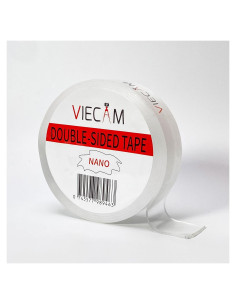 Cinta Adhesiva Doble Cara Viecam 3 cm x 3.05 m Transparente