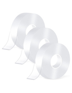 Cinta Adhesiva Doble Cara Alta Resistencia TYYCUDK 9m 3 Rollos