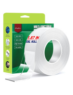 Cinta Doble Cara SHYFLY 4cm x 305cm Alta Resistencia Sin Residuo