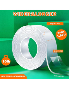 Cinta Doble Cara SHYFLY 4cm x 305cm Alta Resistencia Sin Residuo 2