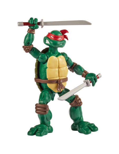 Figuras de Acción Bandai Tortugas Ninja Leonardo y Once 15 cm
