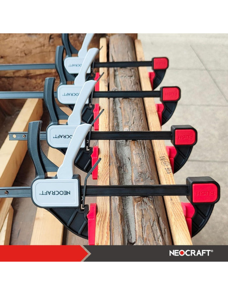 Conjunto de Abrazaderas Neocraft 10 Piezas 68.18 kg