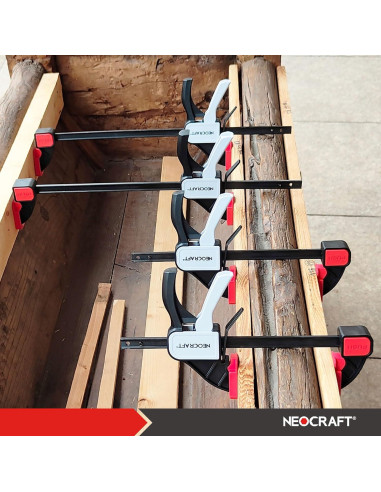 Conjunto de Abrazaderas Neocraft 10 Piezas 68.18 kg