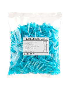 500 Conectores Termocontraíbles Azules AWG16-14 haisstronica