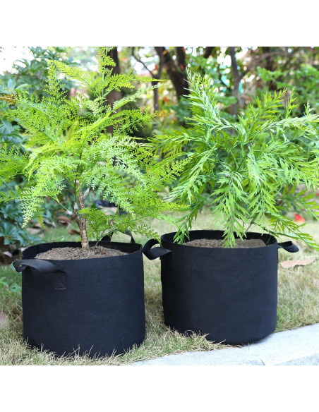 Paquete de 24 macetas de tela 3 Galones OPPOLIFE para jardín Paquete de 24 macetas de tela 3 Galones OPPOLIFE para jardín