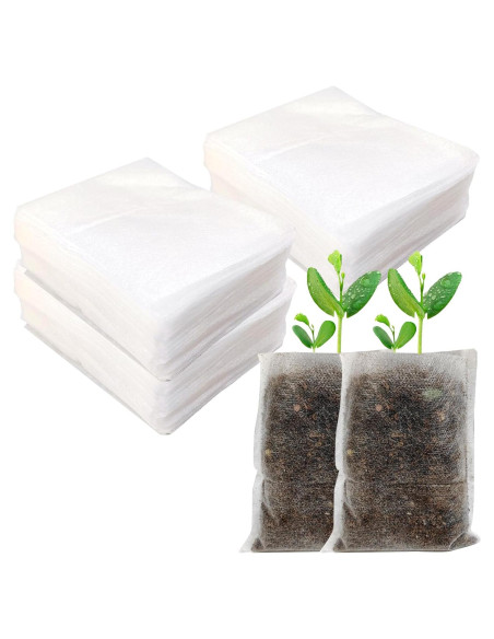 Bolsas de Vivero TIHOOD 300PCS 10x12cm Tela No Tejida