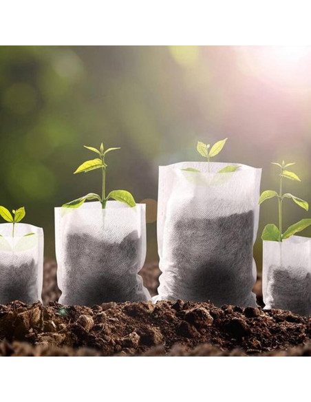 Bolsas de Vivero TIHOOD 300PCS 10x12cm Tela No Tejida