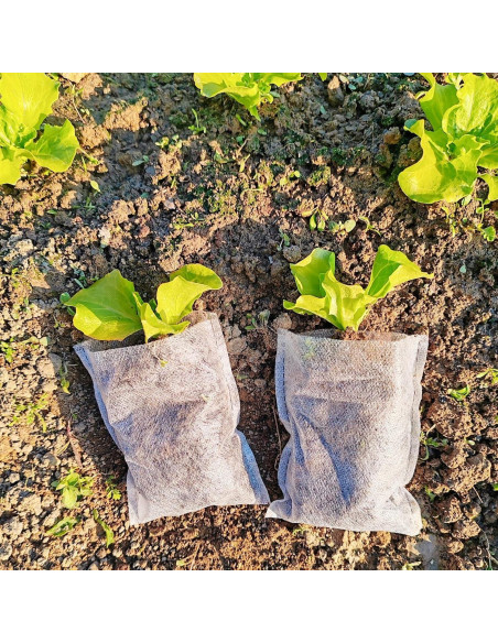 Bolsas de Vivero TIHOOD 300PCS 10x12cm Tela No Tejida