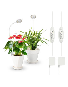 Luz de Crecimiento LED SGLEDs 10W Espectro Completo Paquete de 2