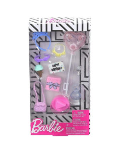 Accesorios de Fiesta de Cumpleaños Barbie Pack de Moda 11 Piezas 2