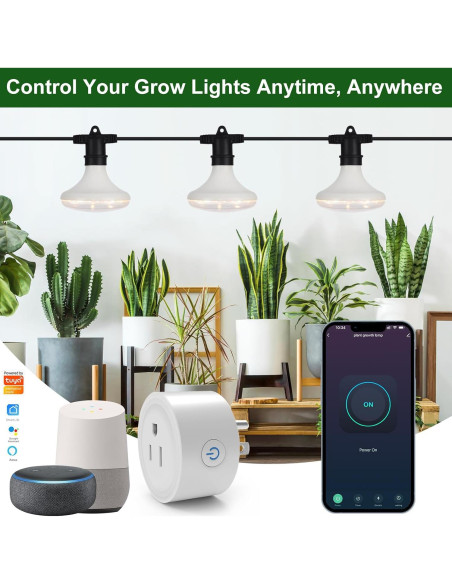 Luces de Cultivo LED DingChen 6 Luces Espectro Completo 90W