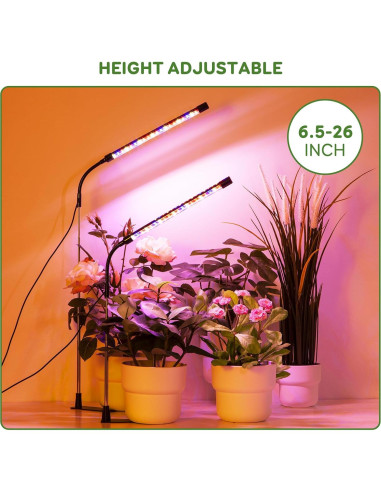 Luces de Crecimiento LED LPMZMBL 3 Paquete Espectro Completo