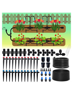 Kit de Riego por Goteo Kyvenly 76.2 m Automático Ajustable
