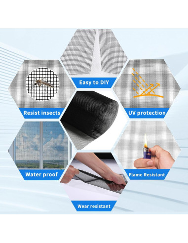 Kit de Reparación de Pantallas de Ventana AOPHY 121.92x299.72cm