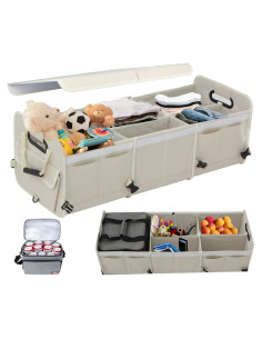 Organizador de Maletero de Coche TDCQQGQQ con Bolsa Térmica